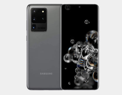 Samsung Galaxy S20 Ultra 5G SM-G988B/DS 128GB 12GB RAM GSM Unlocked - Cosmic Gray