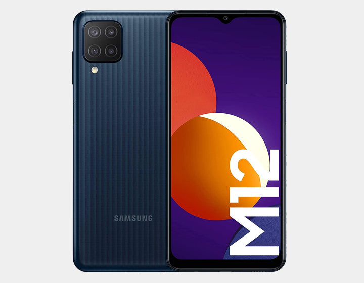 Samsung Galaxy M12 M127F Dual SIM 64GB/ 4GB RAM, GSM Unlocked - Black