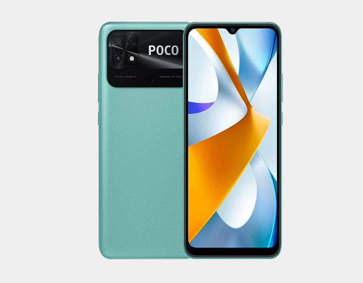 Poco C40 4G Dual SIM 64GB ROM 4GB RAM GSM Unlocked - Coral Green