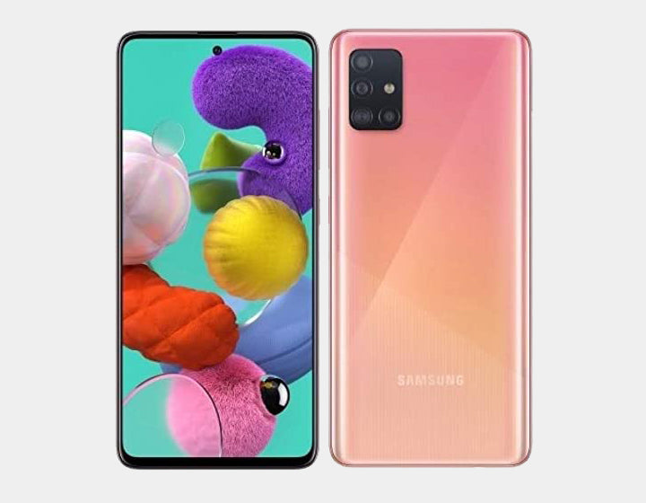 Samsung Galaxy A51 SM-A515F/DS Dual SIM 128GB,6GB RAM GSM Unlocked - Prism Crush Pink