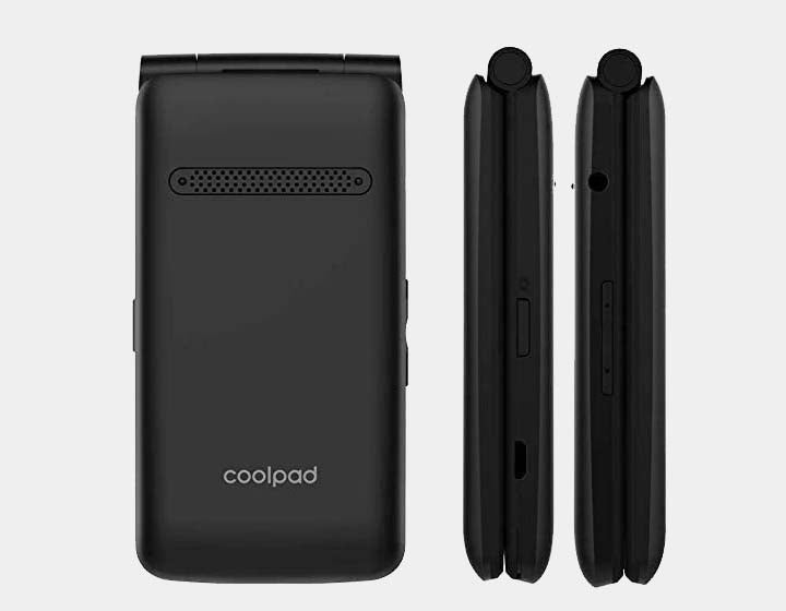 Coolpad Snap Flip 3312ACS 4GB Internal Memory 512MB RAM GSM Unlocked - Black