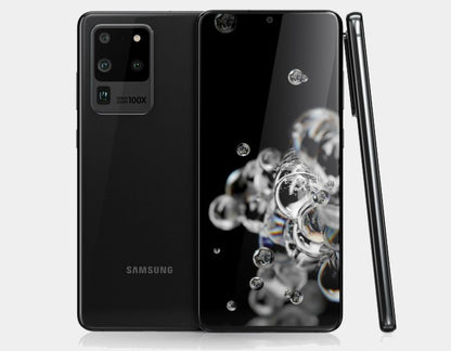 Samsung Galaxy S20 Ultra 5G SM-G988B/DS 128GB 12GB RAM GSM Unlocked - Cosmic Black