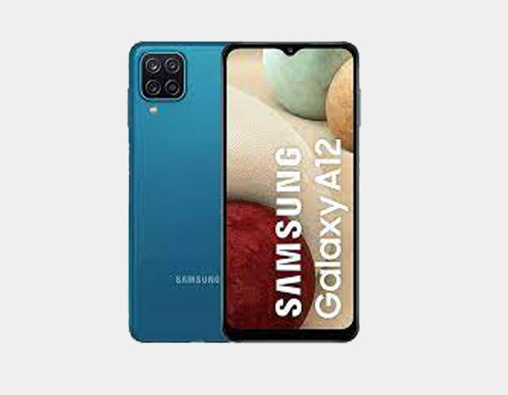 Samsung Galaxy A12 (A125F) 64GB 4GB RAM Dual SIM, GSM Unlocked - Blue