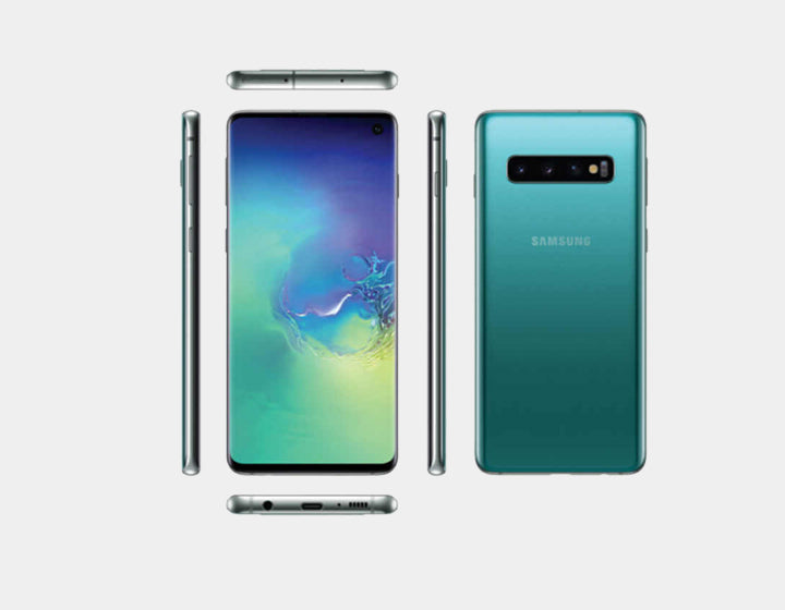 Samsung Galaxy S10 G9730 128GB/8GB Factory Unlocked (Prism Green