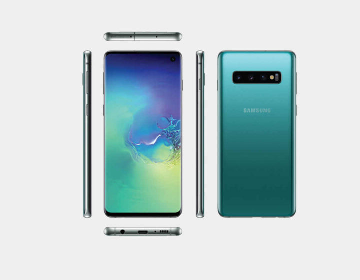 Samsung Galaxy S10 SM-G9730 128GB+8GB Dual SIM Factory Unlocked (Prism Green)