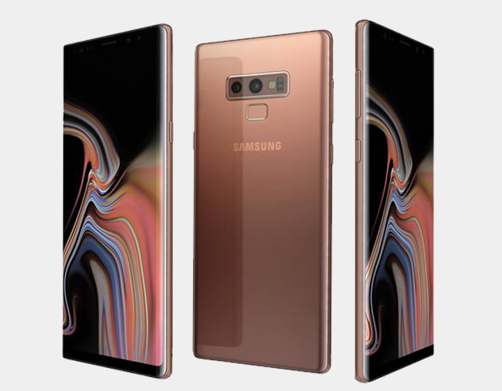 Samsung Note 9 N960F/DS Dual SIM 128GB/6GB GSM Factory Unlocked - Metallic Copper- MyWorldPhone.com