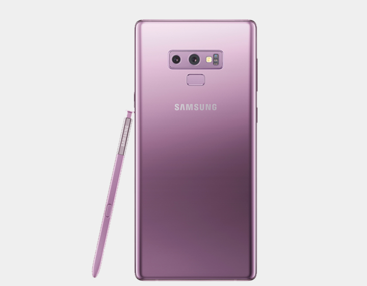 Samsung Note 9 N960F/DS Dual SIM 128GB/6GB GSM Factory Unlocked - Lavender Purple- MyWorldPhone.com