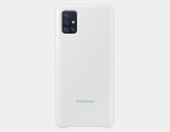Samsung Galaxy A51 (SM-A515F/DS) Dual SIM 128GB,4GB RAM 64GB SD + Case Bundle GSM Unlocked - Prism Crush White
