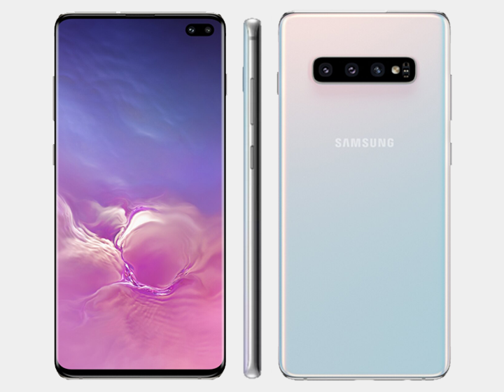 Samsung Galaxy S10+ SM-G975F/DS 128GB+8GB Dual SIM Factory Unlocked (Prism Silver)- MyWorldPhone.com