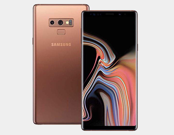 Samsung Note 9 N960F Dual SIM 512GB/8GB GSM Factory Unlocked - Metallic Copper- MyWorldPhone.com