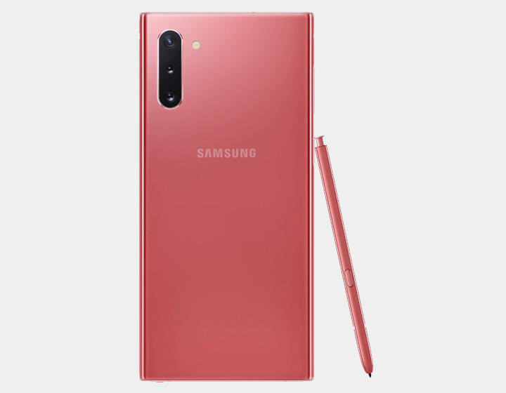 Samsung Galaxy Note 10 SM-N970F/DS 256GB 8GB RAM Factory Unlocked GSM - Aura Pink- MyWorldPhone.com