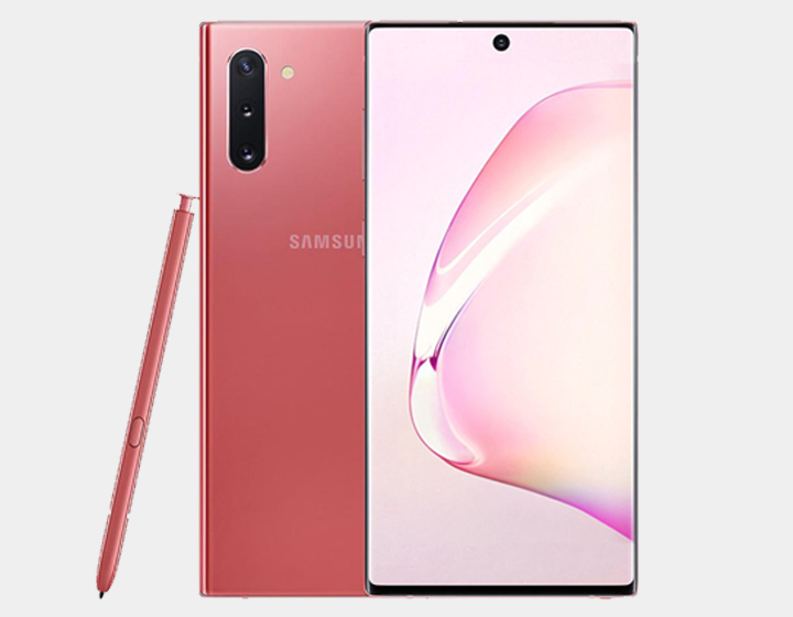 Samsung Galaxy Note 10 SM-N970F/DS 256GB 8GB RAM Factory Unlocked GSM - Aura Pink- MyWorldPhone.com